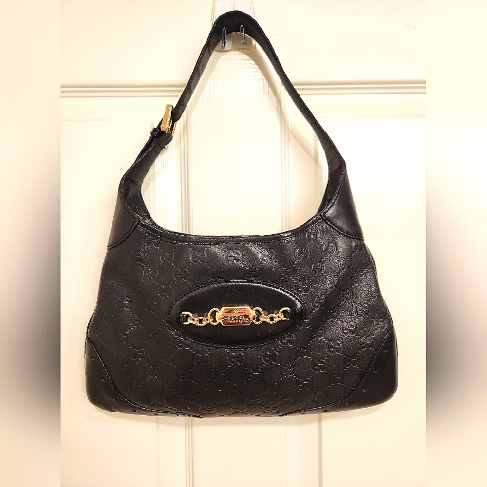 GucciGG Signature Punch Hobo